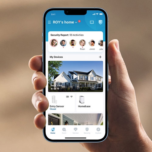 Boîte ouverte - caméra de surveillance extérieure sans fil Ultra HD 4K eufyCam 3 d'eufy avec panneau solaire - Ensemble de 3