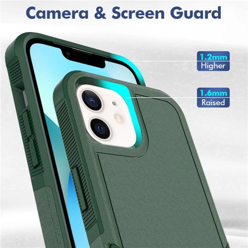 XCRS – Étui robuste à double couche pour Apple iPhone 11, 6,1 po, 2019, robuste, étui Tuff