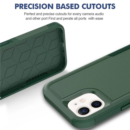 XCRS – Étui robuste à double couche pour Apple iPhone 11, 6,1 po, 2019, robuste, étui Tuff