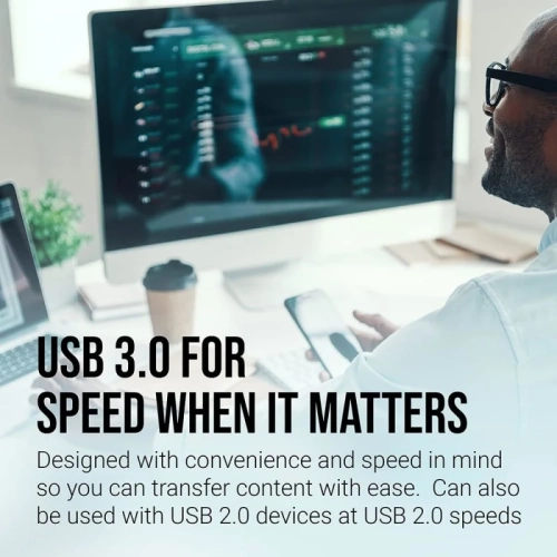 64GB Turbo Attaché 3 USB 3.0 Flash Drive 3-Pack - Grey