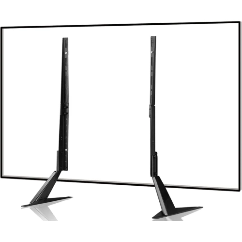 Universal TV Stand with Metal Legs for 22-65 Inch Flat & Curved TVs - Height Adjustable, VESA 75x75mm to 800x400mm