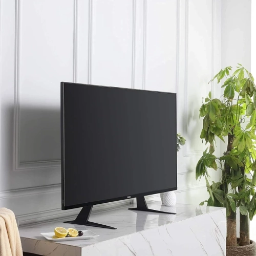 Universal TV Stand with Metal Legs for 22-65 Inch Flat & Curved TVs - Height Adjustable, VESA 75x75mm to 800x400mm