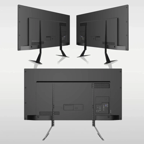 Universal TV Stand with Metal Legs for 22-65 Inch Flat & Curved TVs - Height Adjustable, VESA 75x75mm to 800x400mm