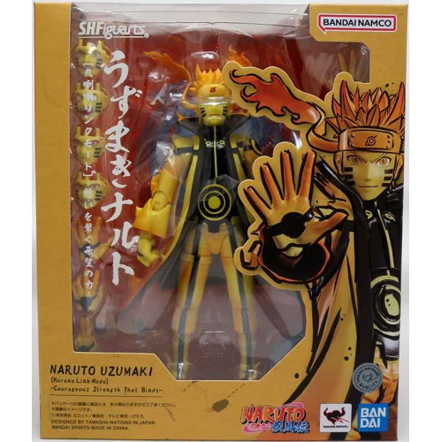 NARUTO  Shippuden 6 Inch Action Figure S.h. Figuarts Exclusive - Uzumaki Kurama Link Mode