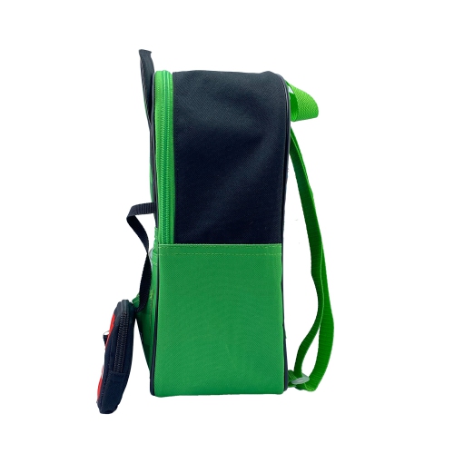 Minecraft Creeper Kids 11" Mini Backpack with Zip Pouch