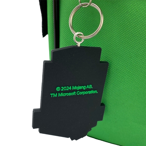 Minecraft Creeper Kids 11" Mini Backpack with Zip Pouch