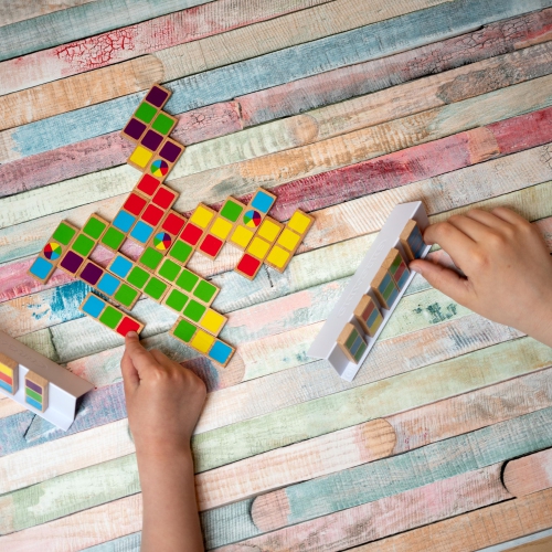 Zygomatic Games Chromino Wood Version 1-6 players, ages 6+, 30+ minutes