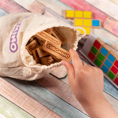 Zygomatic Games Chromino Wood Version 1-6 players, ages 6+, 30+ minutes