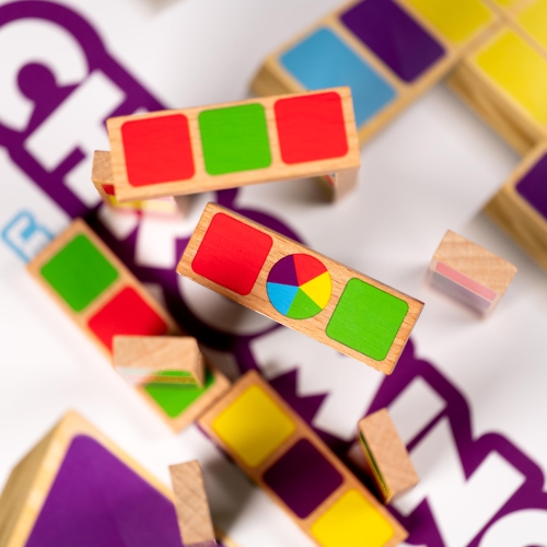 Zygomatic Games Chromino Wood Version 1-6 players, ages 6+, 30+ minutes