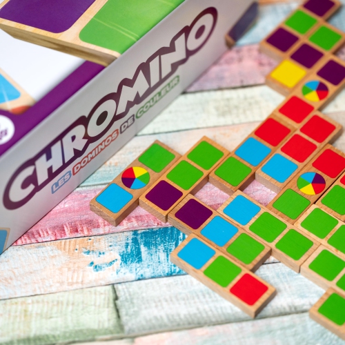 Zygomatic Games Chromino Wood Version 1-6 players, ages 6+, 30+ minutes