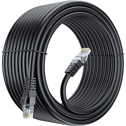 Cat 6 Ethernet Cable 50 Ft, 100% Pure Copper, Cat6 Cable LAN Cable, Internet Cable, Patch Cable and Network