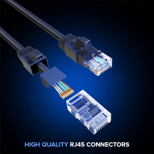 Cat 6 Ethernet Cable 6 Ft, Cat6 Cable, LAN Cable, Internet Cable, Patch Cable and Network Cable - UTP