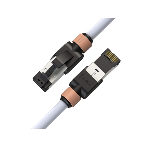 UNKNOWN  - [Tested With Versiv Cableanalyzer] Cat7 Ethernet Patch Cable -2 Ft (1 Pack) 10G Double Shielded Rj45 S/ftp