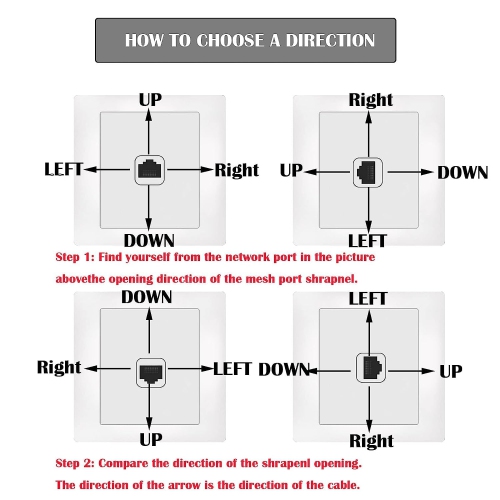 Cat6 Ethernet Cable 90 Degree Down Angle Black, CAT 6 Ethernet Patch Cable RJ45 LAN Cable Gigabit Network