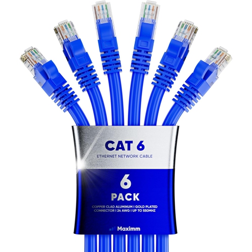 Cat 6 Ethernet Cable 4 Ft, Cat6 Cable, LAN Cable, Internet Cable, Patch Cable and Network Cable - UTP