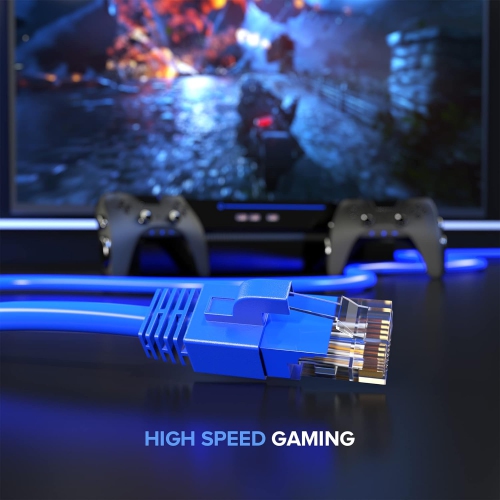 Cat 6 Ethernet Cable 4 Ft, Cat6 Cable, LAN Cable, Internet Cable, Patch Cable and Network Cable - UTP