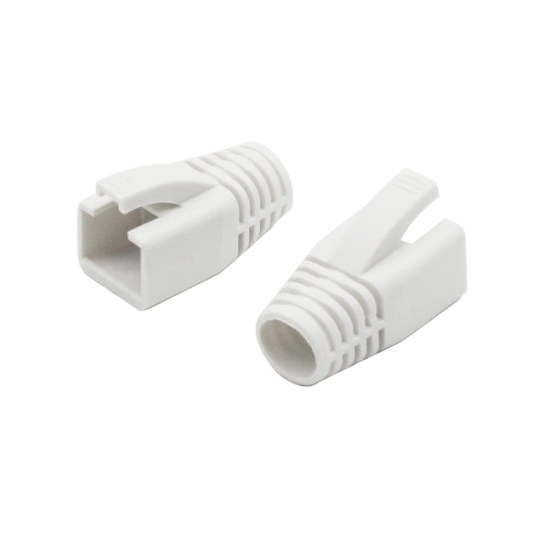 Soft Plastic Ethernet RJ45 Cable Connector Boots Cover Network Strain Relief Boots CAT6A CAT7 CAT8 100PCS