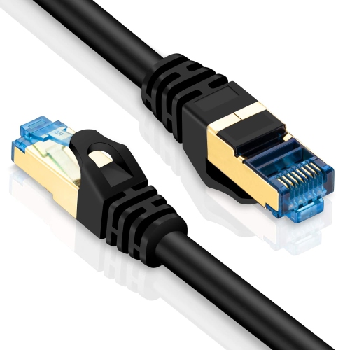 Cat 7 Ethernet Cable 20 ft Ethernet Cable 26AWG Heavy-Duty Cat 7 Internet Network Computer Patch Cord RJ45