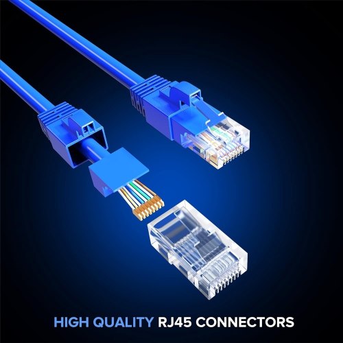Cat 6 Ethernet Cable 7 Ft, Cat6 Cable, LAN Cable, Internet Cable, Patch Cable and Network Cable - UTP