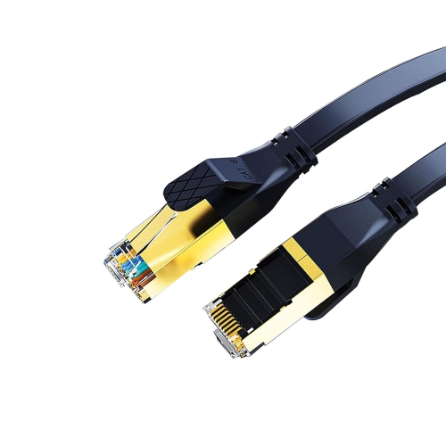 UNKNOWN  Cat 8 Flat Shielded Ethernet Cable, Indoor&outdoor, Heavy Duty High Speed 32Awg Cat8 LAN Network Cable 40GBps
