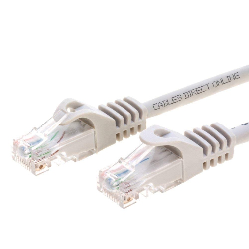 ne Snagless Cat6 Ethernet Network Patch Cable Gray 5 Feet