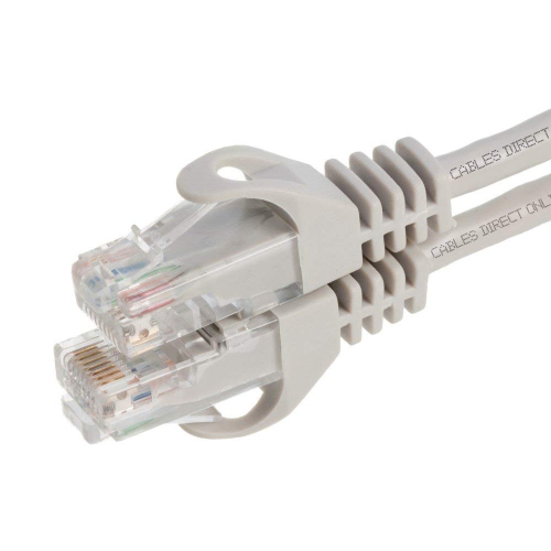 ne Snagless Cat6 Ethernet Network Patch Cable Gray 5 Feet