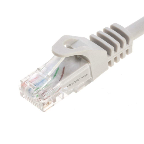 ne Snagless Cat6 Ethernet Network Patch Cable Gray 5 Feet