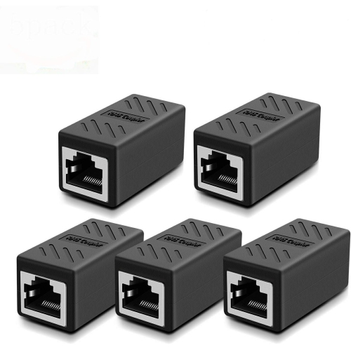 Oneme RJ45 Coupler Network Coupler, Ethernet Connectors,hielded in-Line Coupler for Cat7/Cat6/Cat5e/cat5 Ethernet Cable