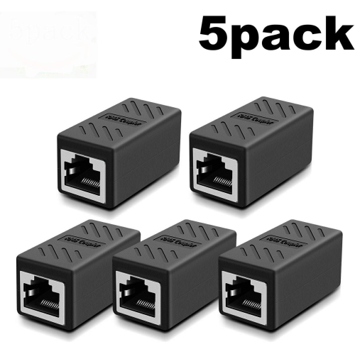 Oneme RJ45 Coupler Network Coupler, Ethernet Connectors,hielded in-Line Coupler for Cat7/Cat6/Cat5e/cat5 Ethernet Cable