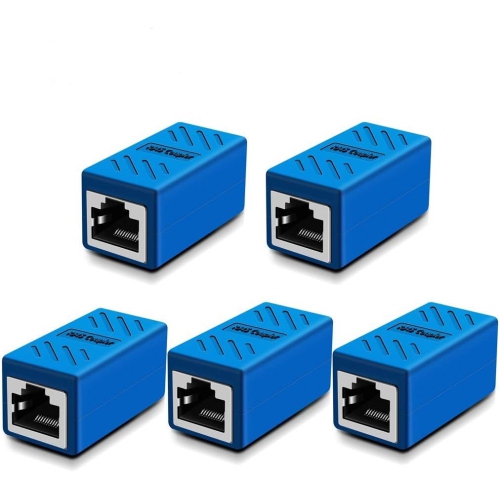 RJ45 Coupler, Ethernet Extension, Network Connectors for Cat7/Cat6/Cat5e/Cat5 Ethernet Cable - Network Cable Coupler