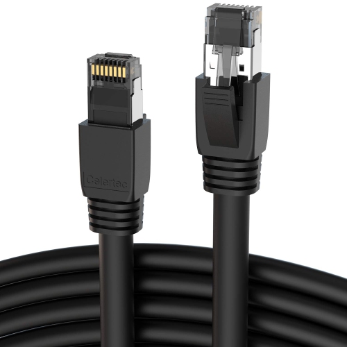 UNKNOWN  Cat8 Ethernet Cable, 10Ft, High Speed 25/40GBps 2000Mhz Gigabit Ethernet LAN Cable, 24Awg S/ftp Patch Cable With Rj45