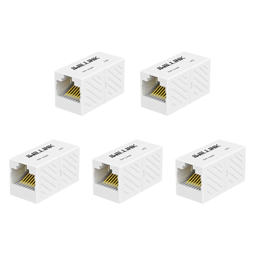RJ45 Coupler, Ethernet Coupler, RJ45 Connector for Cat5e/Cat6/Cat7 Ethernet Cable, Extender Adapter Female to