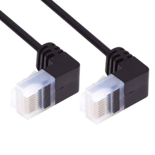 UNKNOWN  Ultra Thin Slim Cat6 Ethernet Cable Rj45 Down Angled 25Cm Utp Network Cable Patch Cord 90 Degree Cat6A Lan