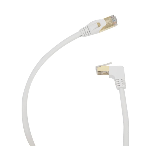 Cat6 Câble Ethernet 90 degrés vers le bas à angle droit, Cat6 câble Ethernet à angle droit