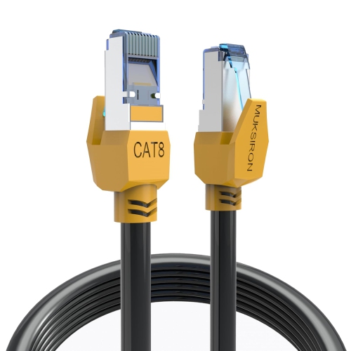 Cat 8 Ethernet Cable,6 ft Heavy Duty High Speed 26AWG Professional Cat 8 LAN Network Cable 40Gbps, 2000Mhz