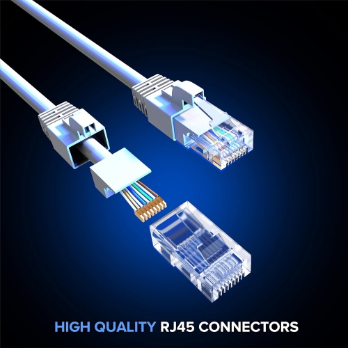 Cat 6 Ethernet Cable 50 Ft, Cat6 Cable, LAN Cable, Internet Cable and Network Cable - UTP