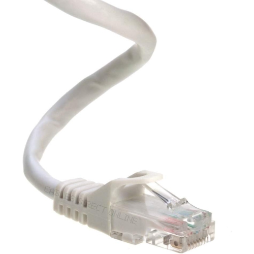 Cat6 50FT Networking RJ45 Ethernet Patch Cable Xbox PC Modem PS4 Router - White