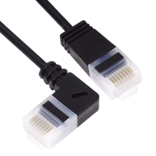 UNKNOWN  Ultra Thin Slim Cat6 Ethernet Cable Rj45 Right Angled Utp Network Cable Patch Cord 90 Degree Cat6A LAN for Laptop