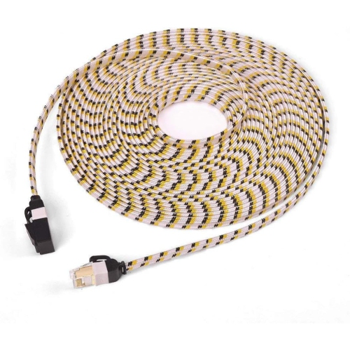 UNKNOWN  0.5M/1.6Ft, Cat7 Ethernet Cable, Flat Internet Network LAN Patch Cords, Lsoh Engineering Grade Network Cable