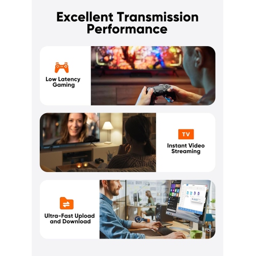 Câble Ethernet Cat 6 tressé Cat6 Gigabit haute vitesse 1000&nbsp;Mb/s câble Internet RJ45 câble réseau local