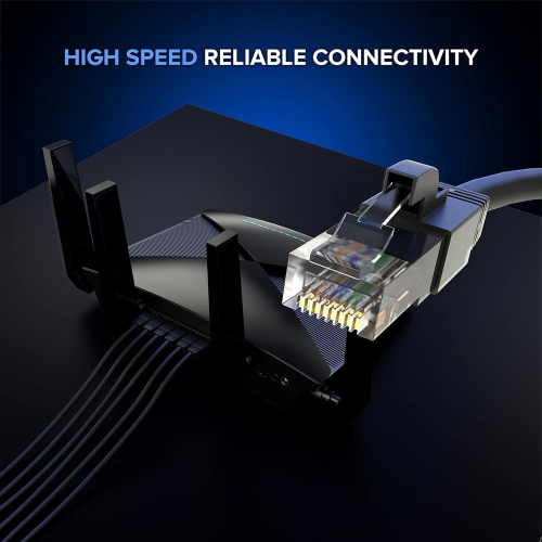 Cat 6 Ethernet Cable 12 Ft, Cat6 Cable, LAN Cable, Internet Cable, Patch Cable and Network Cable - UTP