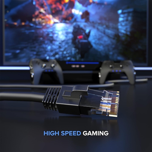 Cat 6 Ethernet Cable 12 Ft, Cat6 Cable, LAN Cable, Internet Cable, Patch Cable and Network Cable - UTP