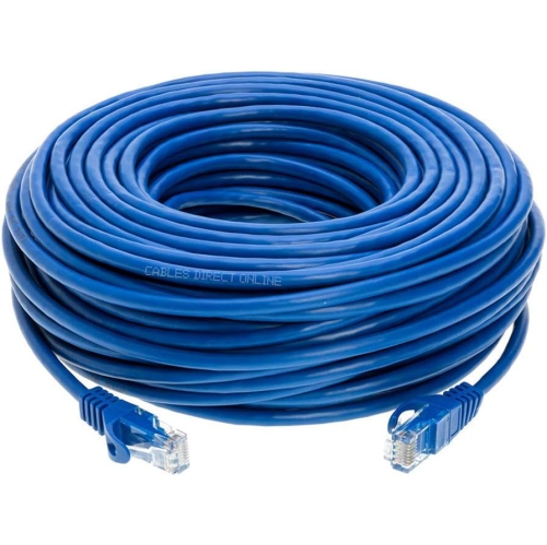 ne Cat6 30 Feet Blue Ethernet Patch Cable RJ45 for Networking, PS4, Xbox, Modem, Router, PC, Laptop,