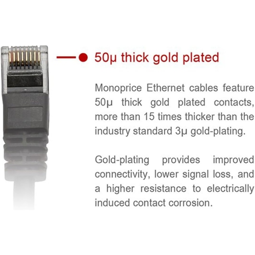 Câble de raccordement Ethernet Cat6 - Câble réseau Internet - RJ45 m, toronné, 550Mhz m, UTP, fil de cuivre pur,