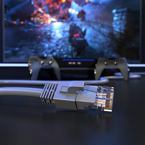 Cat6 Ethernet Cable 50ft, CCA Ethernet Cable, UTP, LAN Cable, Network Cable, Ethernet Cord with RJ45 Connectors,