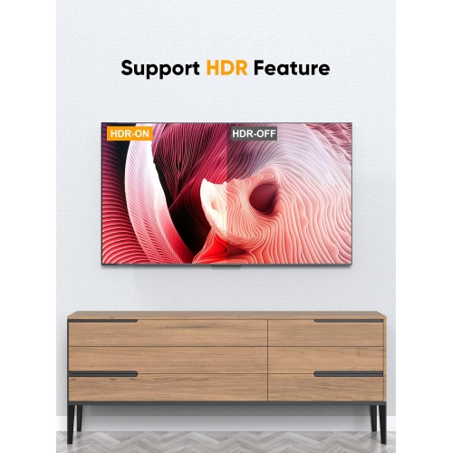 DisplayPort to DisplayPort Cable 6.6ft, 8K DisplayPort Cable 1.4 Gold Plated