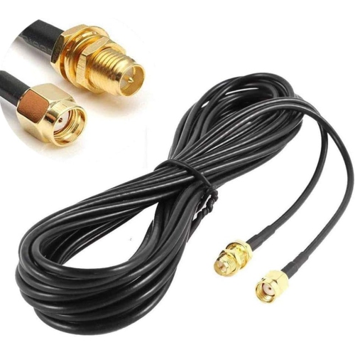 Câble 33&nbsp;pi RP-SMA Câble de rallonge coaxial mâle vers femelle de 10&nbsp;m pour pont de routeur LAN sans fil et cellulaire
