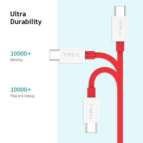 Warp Charge 65W Cable for OnePlus 9 Pro 8T, USB C to USB C Cable for OnePlus 10T 125W SUPERVOOC 6.6ft Super Fast