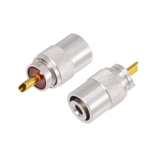 PL259 UHF Male Solder Coaxial Cable Connector for LMR400 RG58 RG8X LMR240 RG8 Coaxial Cable Ham Radio Antenna