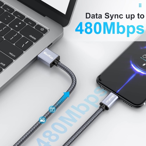 Micro USB Cable 20 Ft/6M,Long Android Charger Cable,Nylon Braided Durable Fast Phone Cord Charging for Samsung